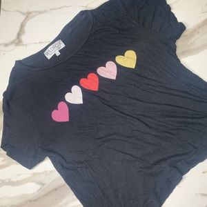Wildfox Distressed Heart Tee